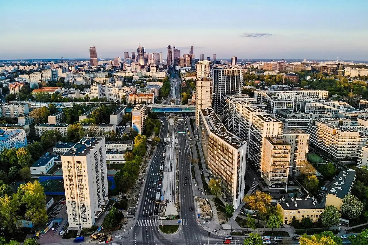 Apartmán Kasprzaka 29 - Bezplatny Parking - Free Parking - Piekny Widok Na Centrum Miasta - Duzy Balkon - Smart Tv 55 Cali - Wifi - Better Rental Varšava
